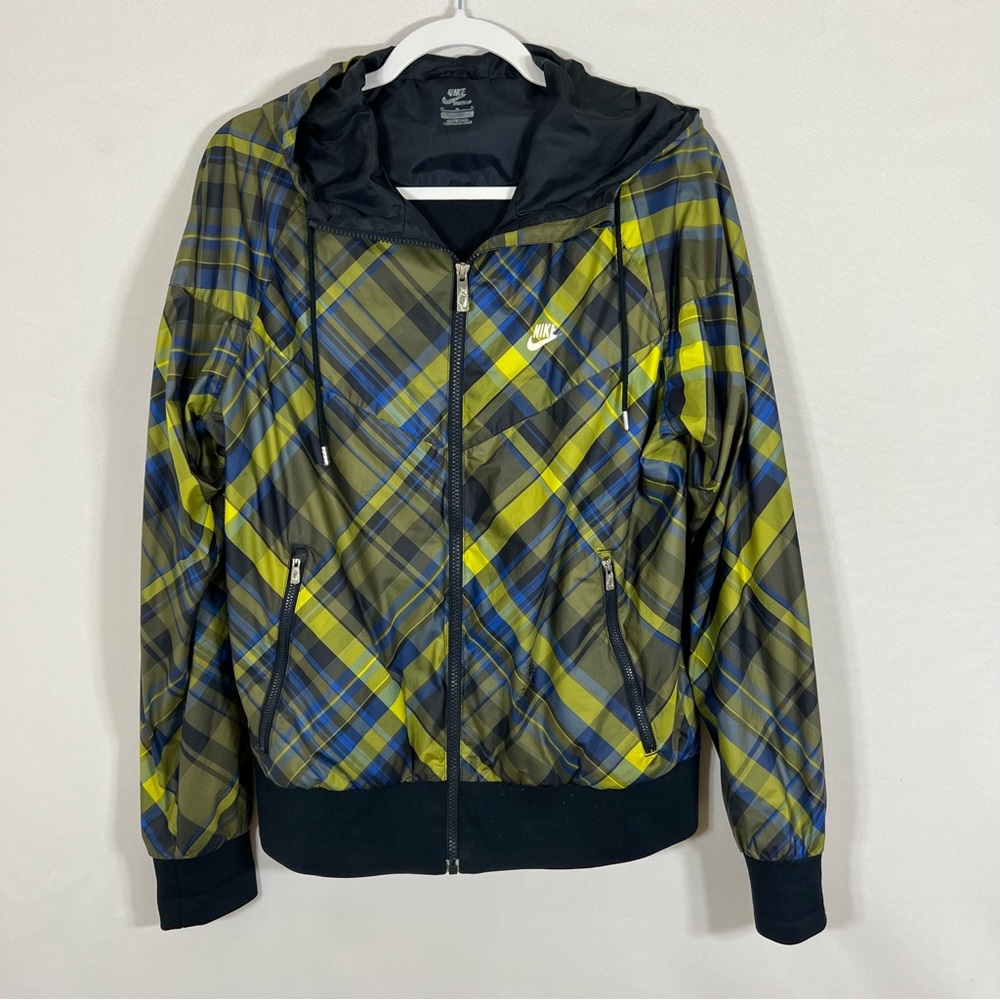 Nike Plaid Windbreaker Men’s Medium